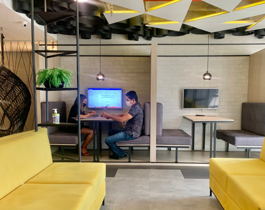 espaço de coworking do BR.Offices